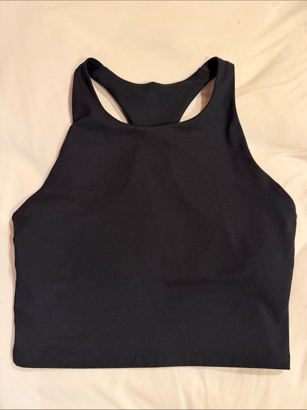 GAP Fit Black High-Neck Racerback Brami